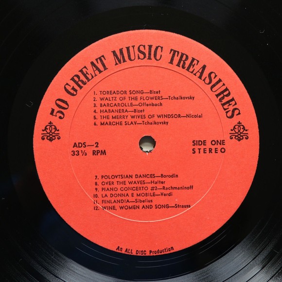 50 Great Music Treasures Famous Highlights From Operas, Symphonies, Ballet 2-LP - Picture 4 of 12
